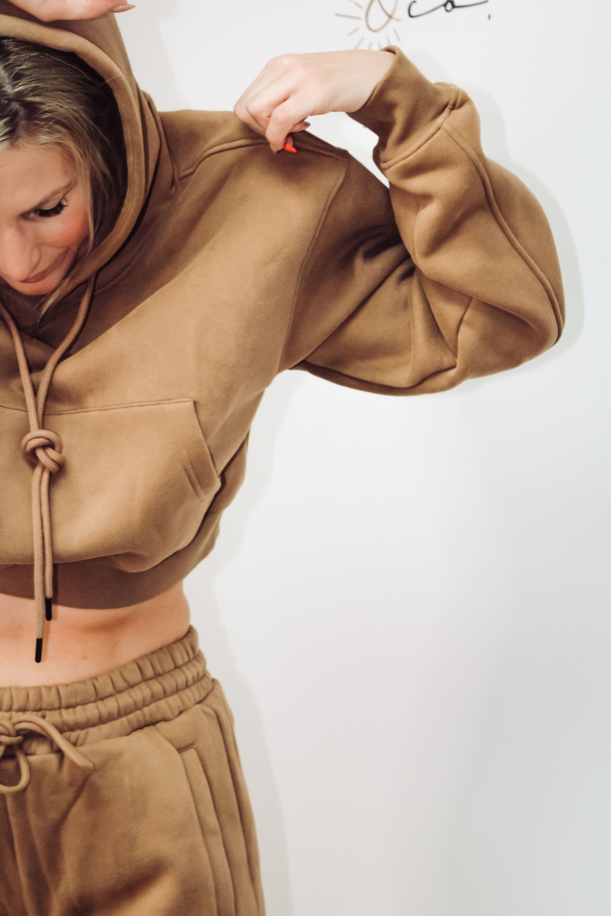 PLUSH HOODIE – Hoodie oversize à capuchon