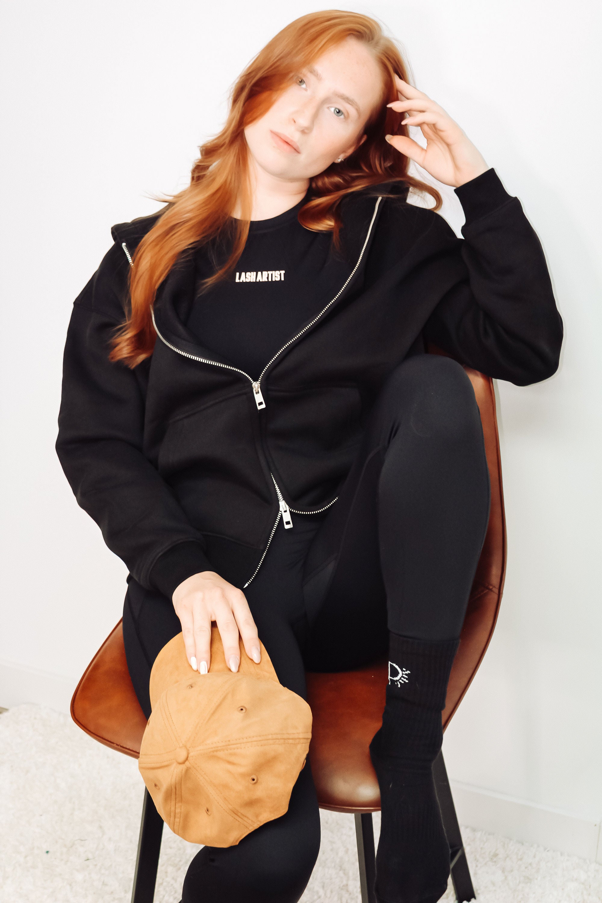 LE LASH HOODIE – Hoodie zippé doublé en polar