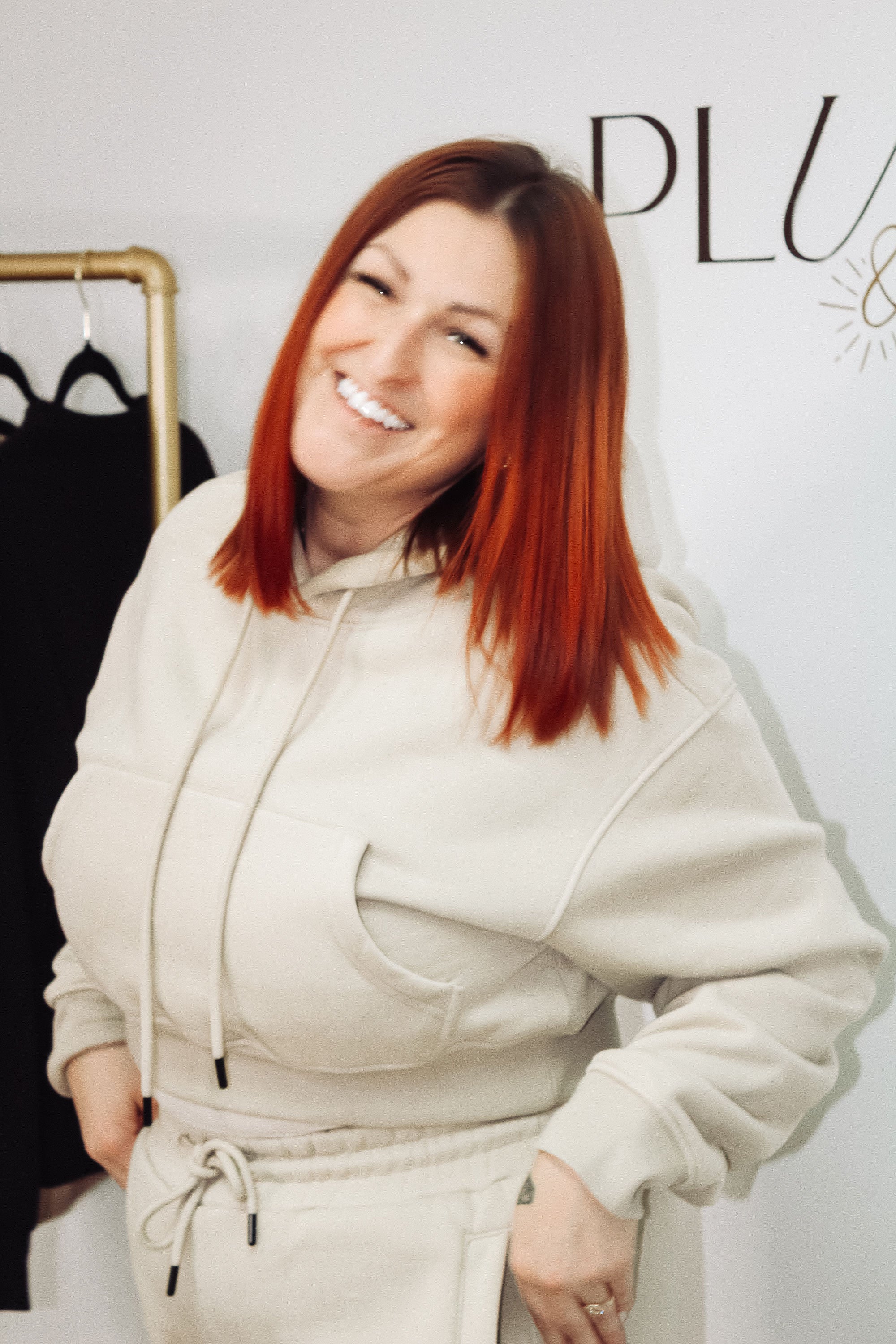 PLUSH HOODIE – Hoodie oversize à capuchon
