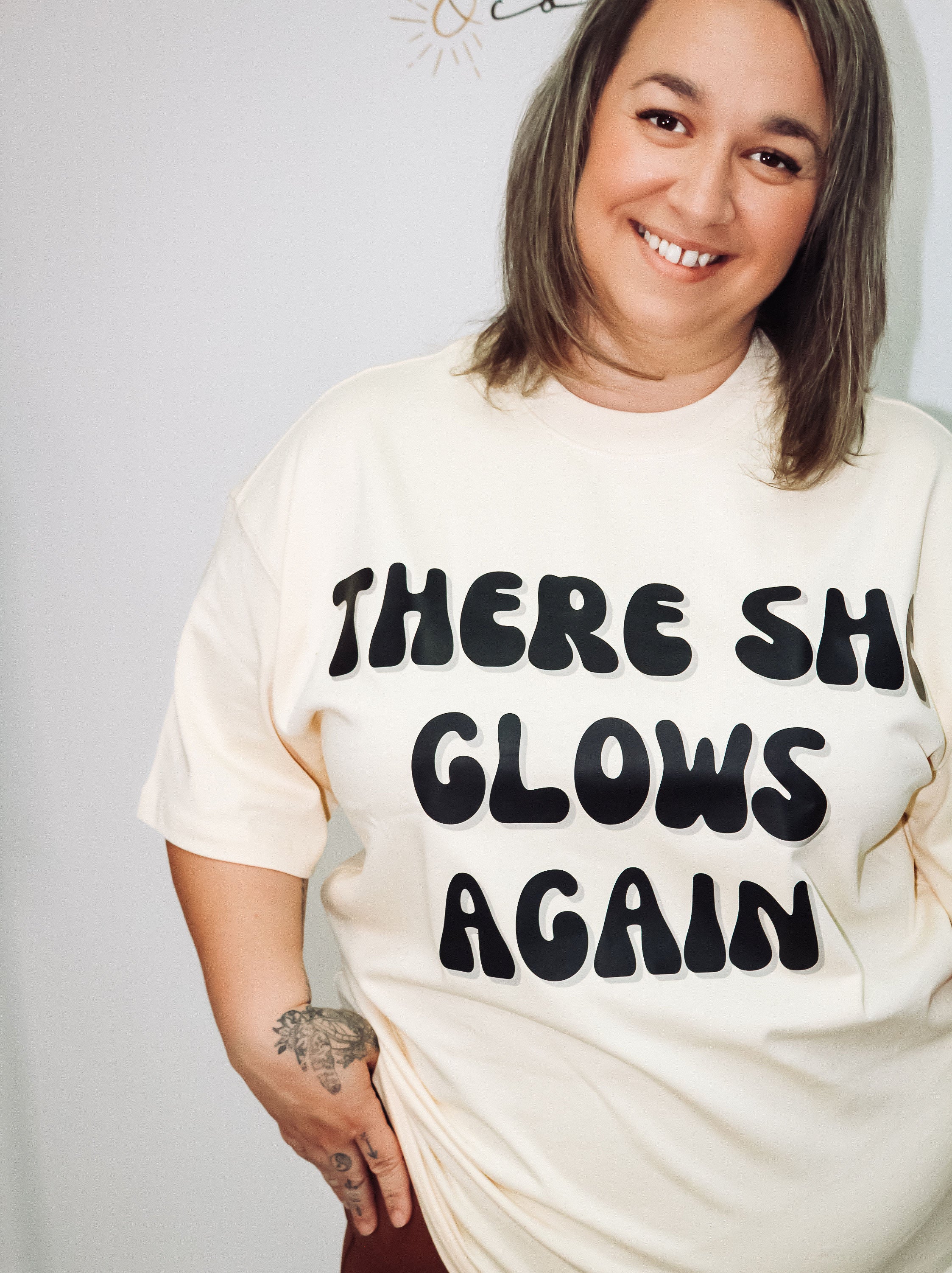 LE GLOW TEE – T-shirt oversized en coton épais
